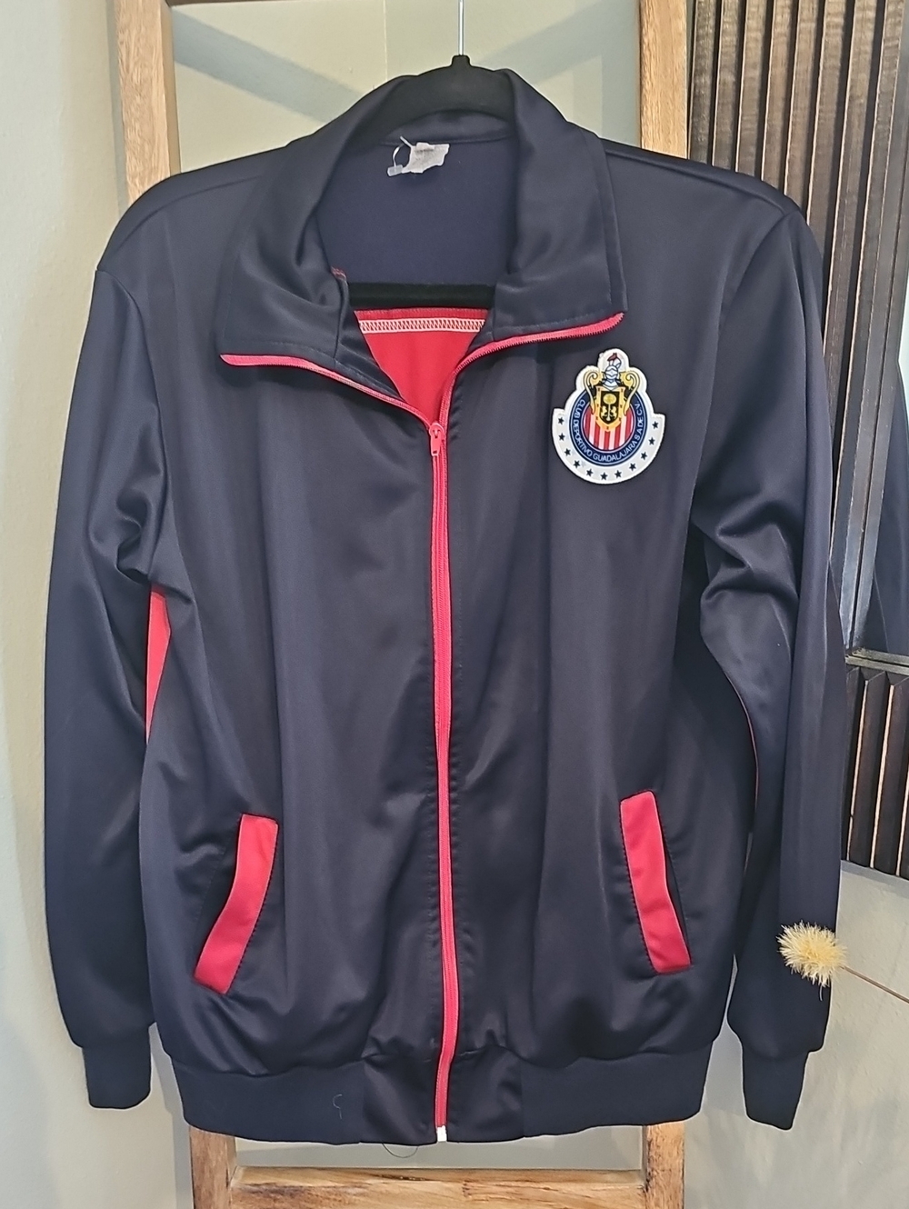 Chivas Guadalajara Men's Navy FMF Mexico Official Futbol Full Zip Jacket